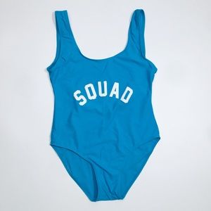 SQUAD light Blue Swimsuit New without Tag size M